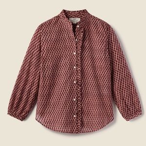 Trovata birds of paradis HELENA SHIRT BRANDYWINE DIAMOND